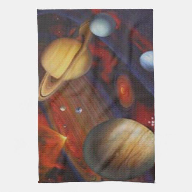 Space Kitchen Towel (Vertical)