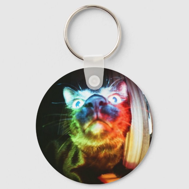 Space Kittie Keychain (Front)