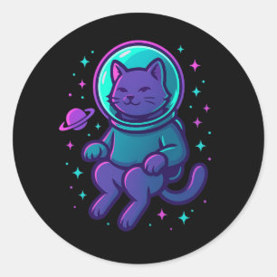 Space Kitty 2099 – Astronaut Cat Sticker