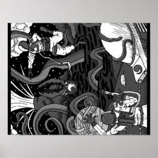 Space Kraken Poster