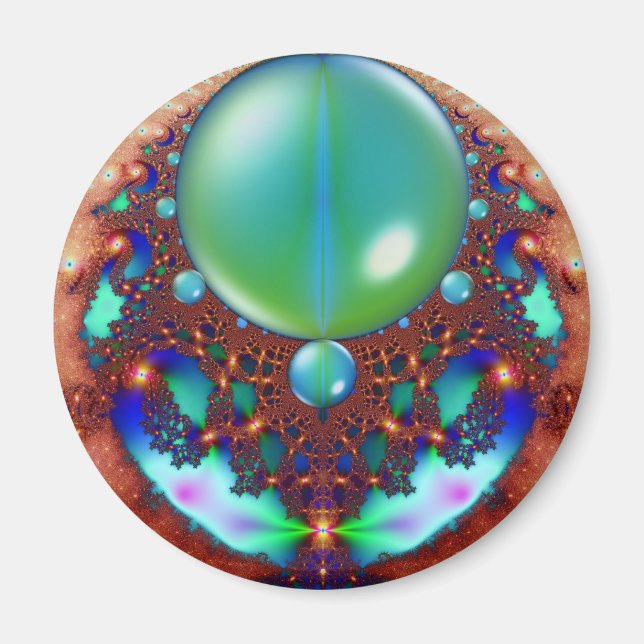 Space Lace Fridge Magnet (Front)