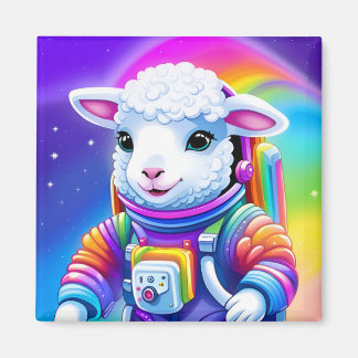 Space Lamb Magnet
