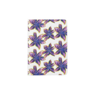 Space Lilies Passport Holder