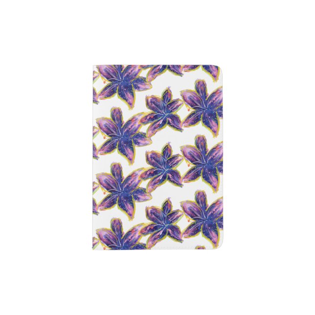 Space Lilies Passport Holder (Front)