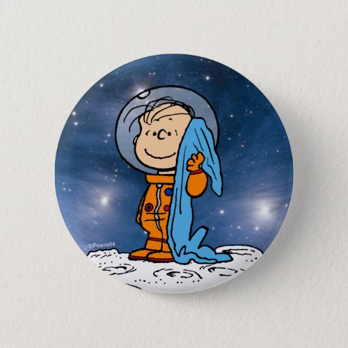 SPACE  Linus Astronaut Button
