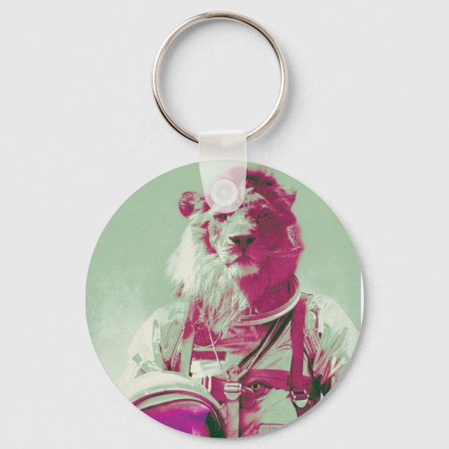 space lion keychain (Front)