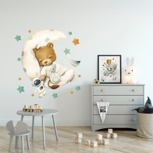 Space Lion Wall Decal