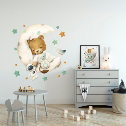 Space Lion Wall Decal