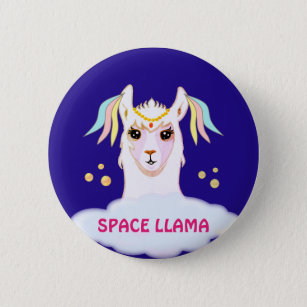 Space Llama Button