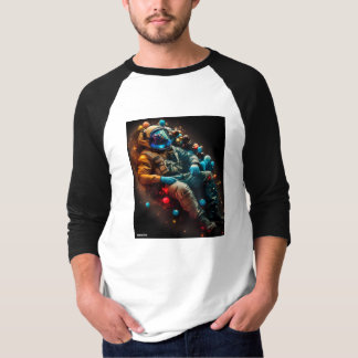 Space Lounger Half Sleeve Baseball Undershirt  T-Shirt