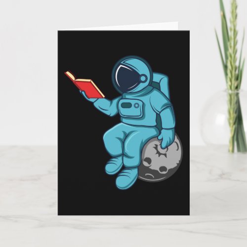 Space Lover Adult Astronomy Hobby Book Reading Card