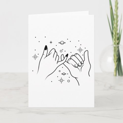 Space Lover Adult Astronomy Hobby Shooting Star Card