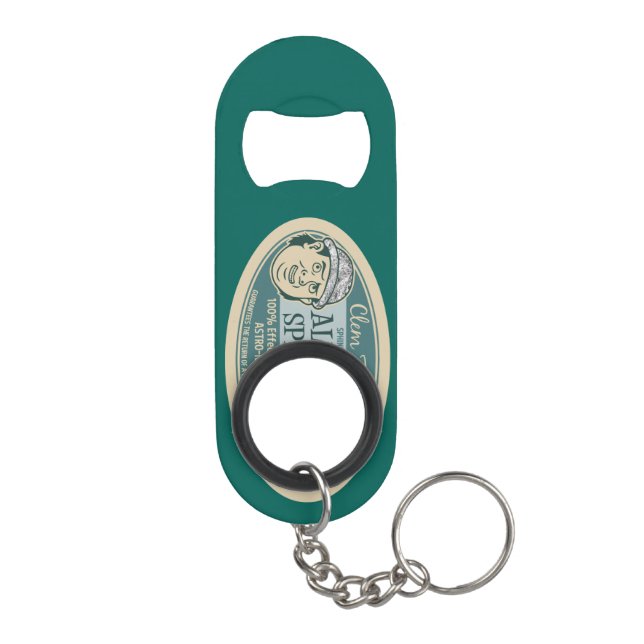 Space Lube Credit Card Bottle Opener (Back)