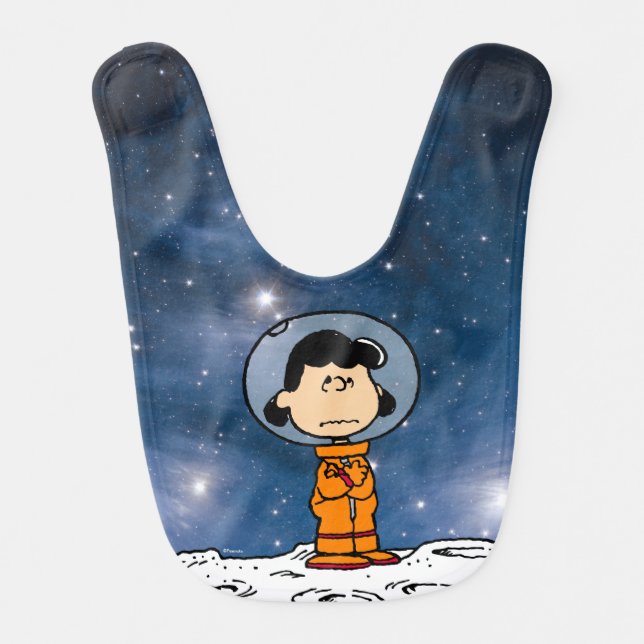 SPACE | Lucy Astronaut Baby Bib (Front)