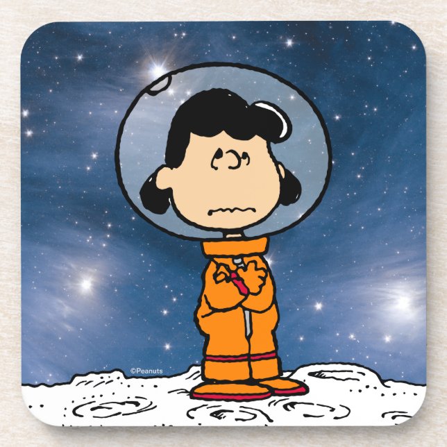 SPACE | Lucy Astronaut Beverage Coaster (Front)