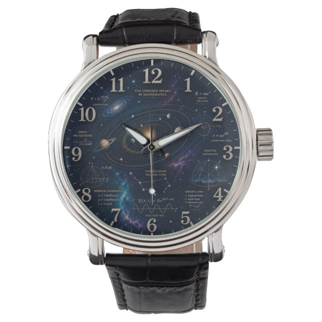Space Mathematics Astronomy  Watch (Front)