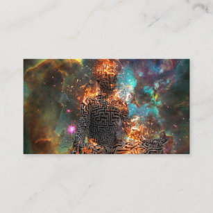 Space Meditation Business Card