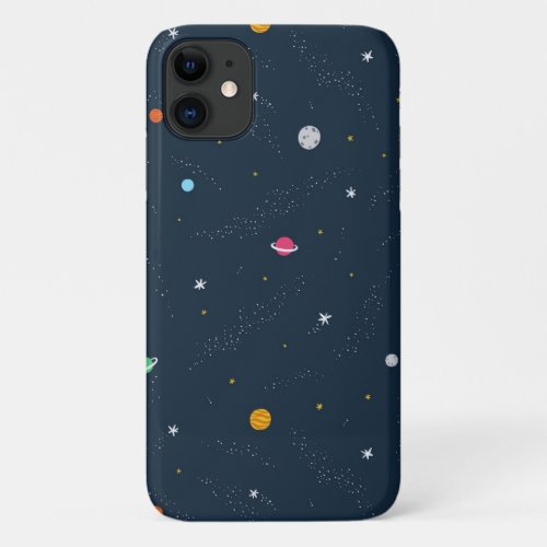Space Milky way NASA space Hubble telescope Phone iPhone 11 Case