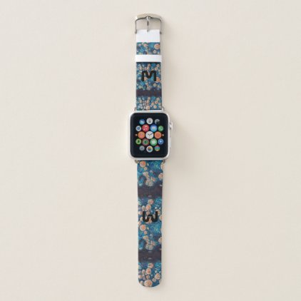 Space Mimosa Golden Nebula Blossom Apple Watch Band