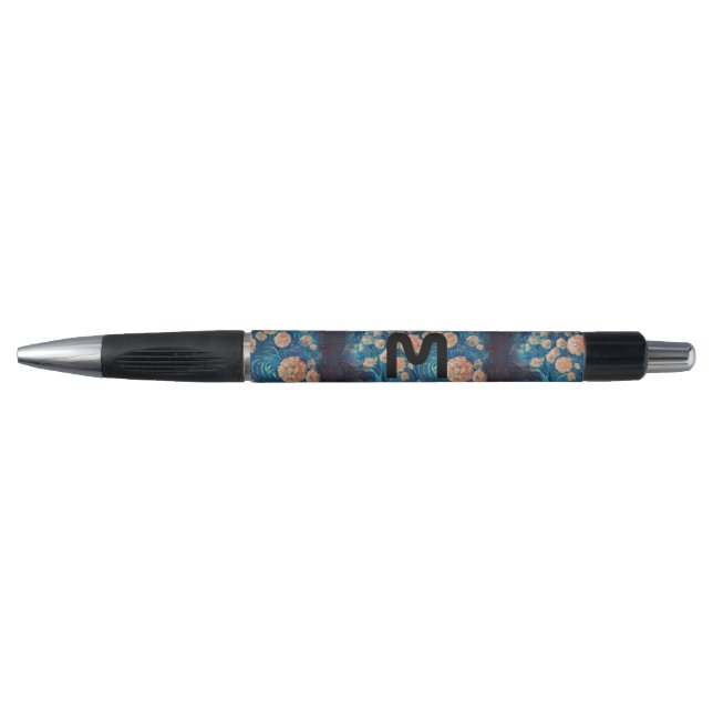Space Mimosa Golden Nebula Blossom Pen (Front)