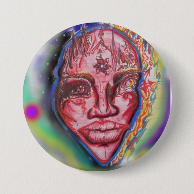 Space Mind Button (Front)