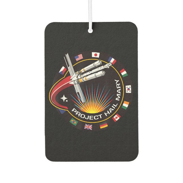 Space Mission Patch Air Freshener (Front)