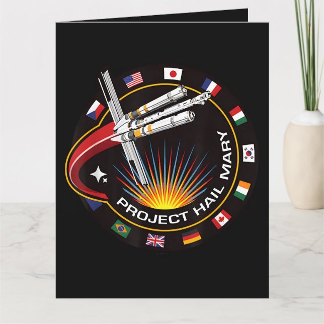 Space Mission Patch Card (Front)