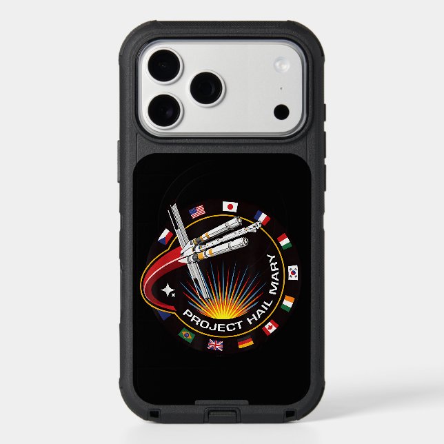 Space Mission Patch Otterbox iPhone Case (Back)