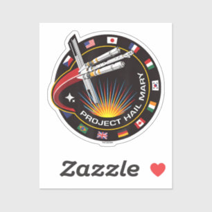 Space Mission Patch Sticker