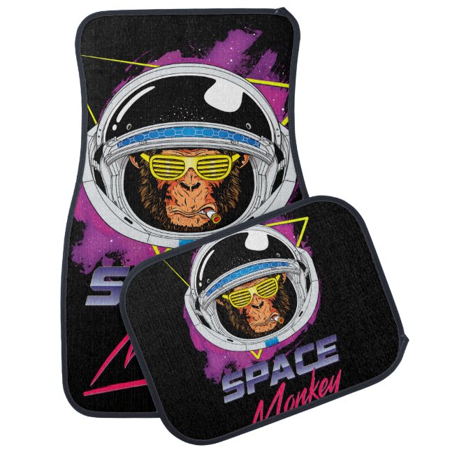 Space Monkey 80s Car Floor Mat (Set)