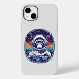 Space Monkey Astronaut Case-Mate iPhone 14 Plus Case