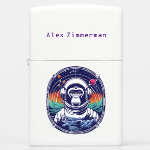 Space Monkey Astronaut Zippo Lighter
