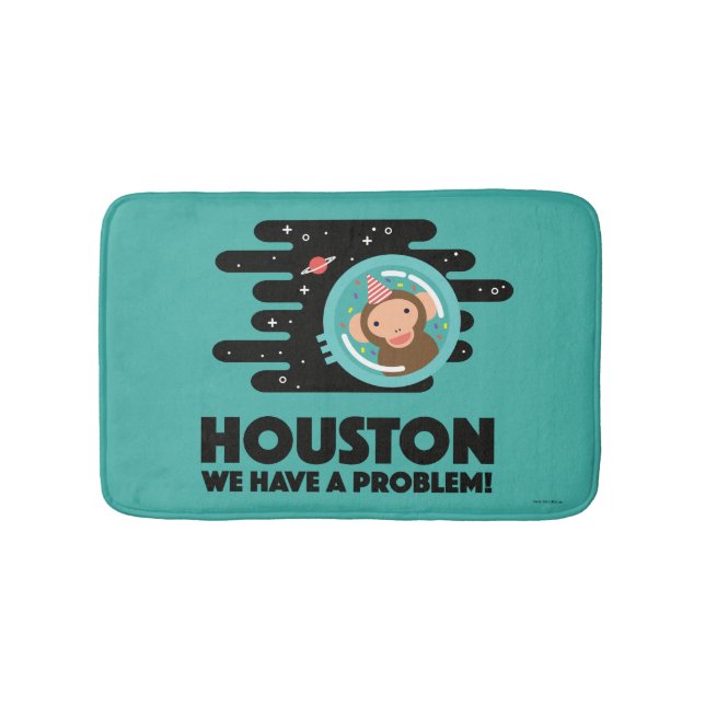 Space Monkey Bathroom Mat (Front)