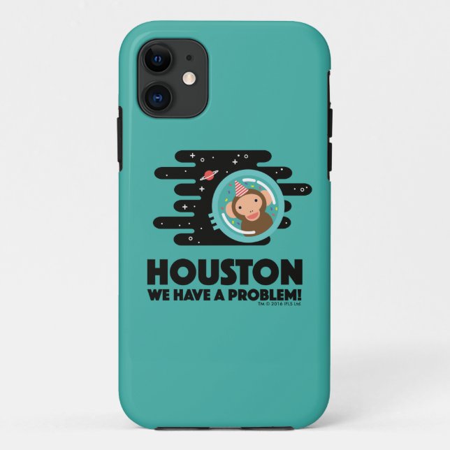 Space Monkey Case-Mate iPhone Case (Back)