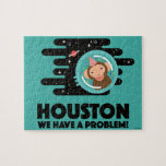 Space Monkey Jigsaw Puzzle<br><div class="desc">Houston we have a problem!! Celebrating monkey causing havoc in space!</div>