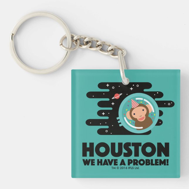 Space Monkey Keychain (Front)
