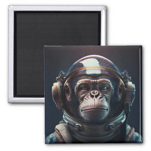 Space Monkey Magnet