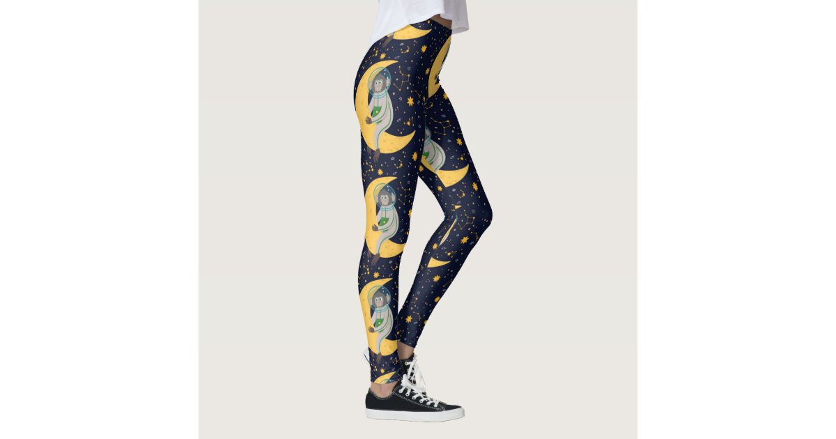 Purple Space Galaxy Leggings