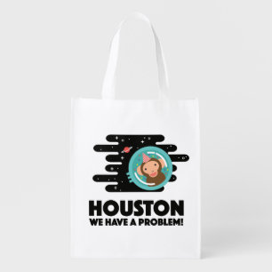 Space Monkey Reusable Grocery Bag