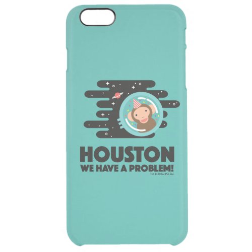 Space Monkey Clear iPhone 6 Plus Case