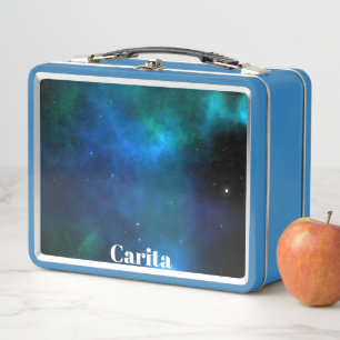 Space Monogram Metal Lunch Box