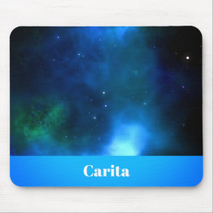 Space Monogram Mouse Pad