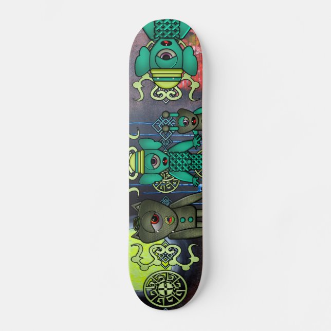 Space Monster Skateboard (Front)