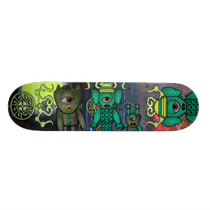 Space Monster Skateboard Deck