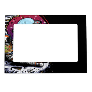 Space Moon Cheese Magnetic Frame