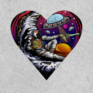 Space Moon Cheese Patch