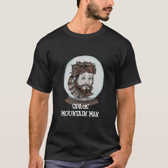 Space Mountain Man Logo Dark T-shirt