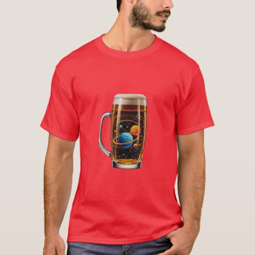 Space mug design T_shirt 