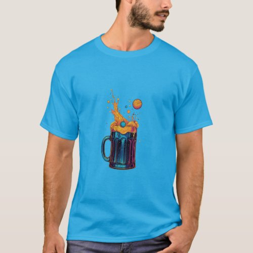 Space mug design T_shirt 