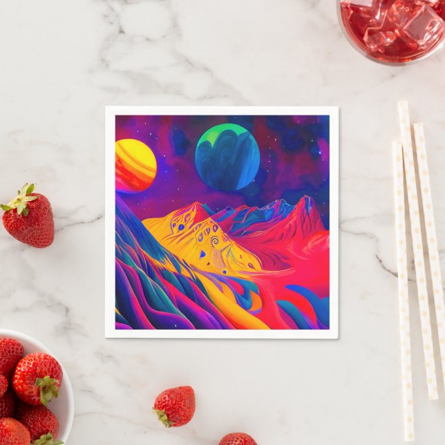 Space  napkins (Insitu)